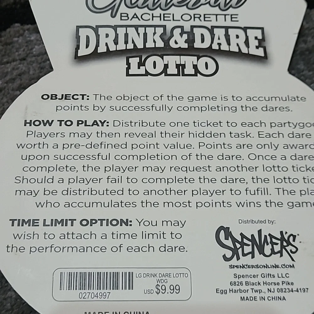WEDDING KOOZIES GIFT TREAT BAGS DRINK & DARE BACHELORETTE LOTTO BUNDLE